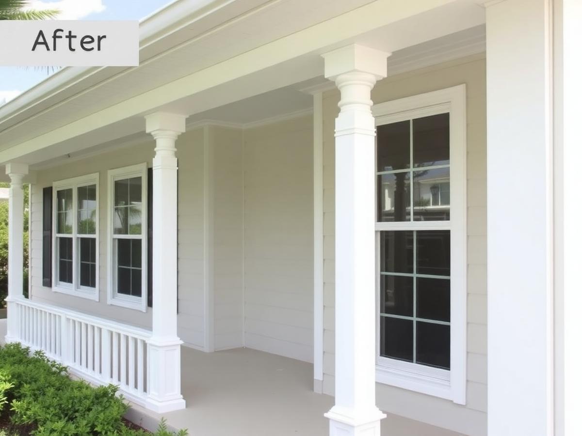 Exterior Painting & Trim after